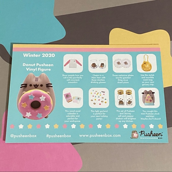 Pusheen Subscription Box 2020 Winter 10 Year - Picture 7 of 11